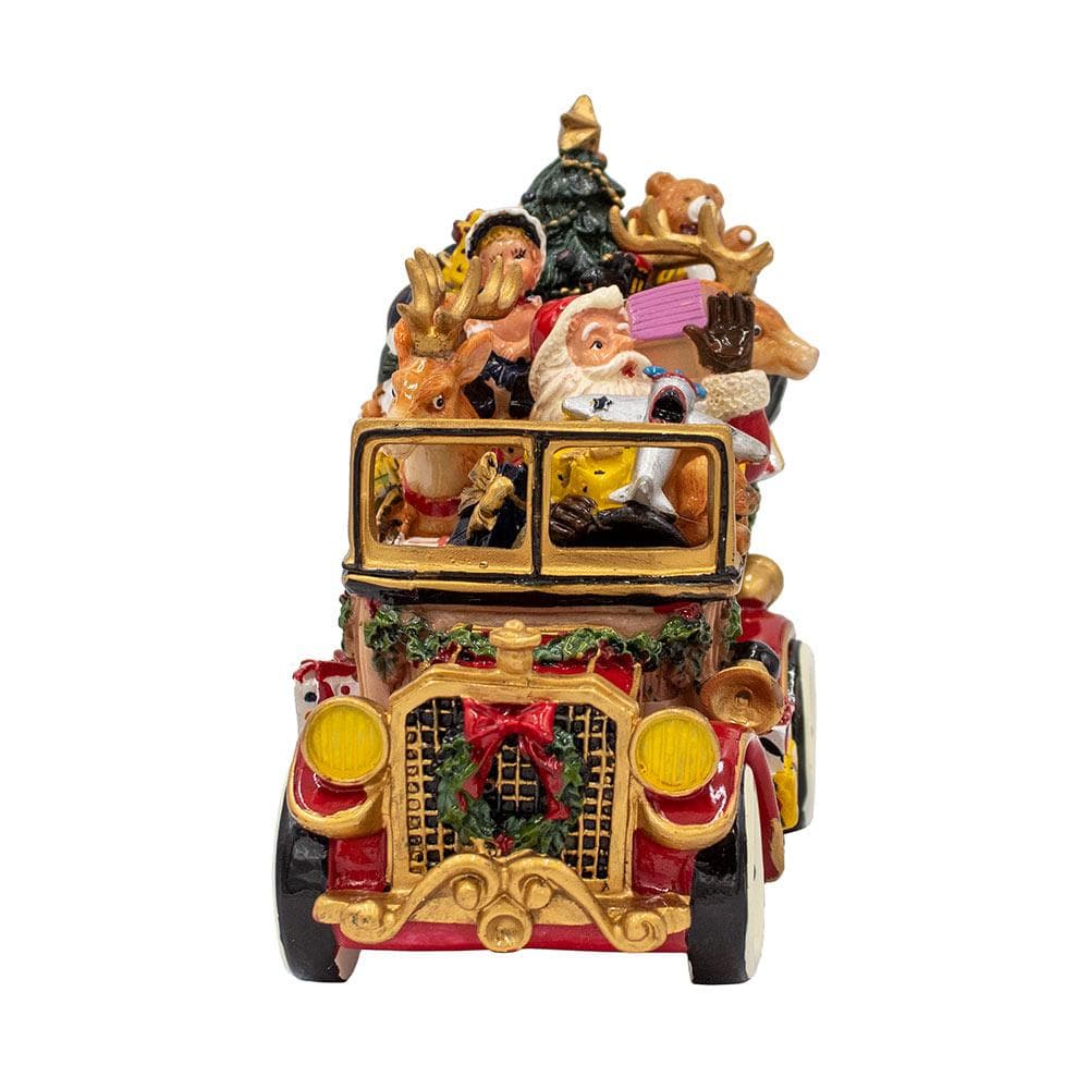 Santa Classic Car Musical - We Wish You a Merry Christmas, 8.25 IN