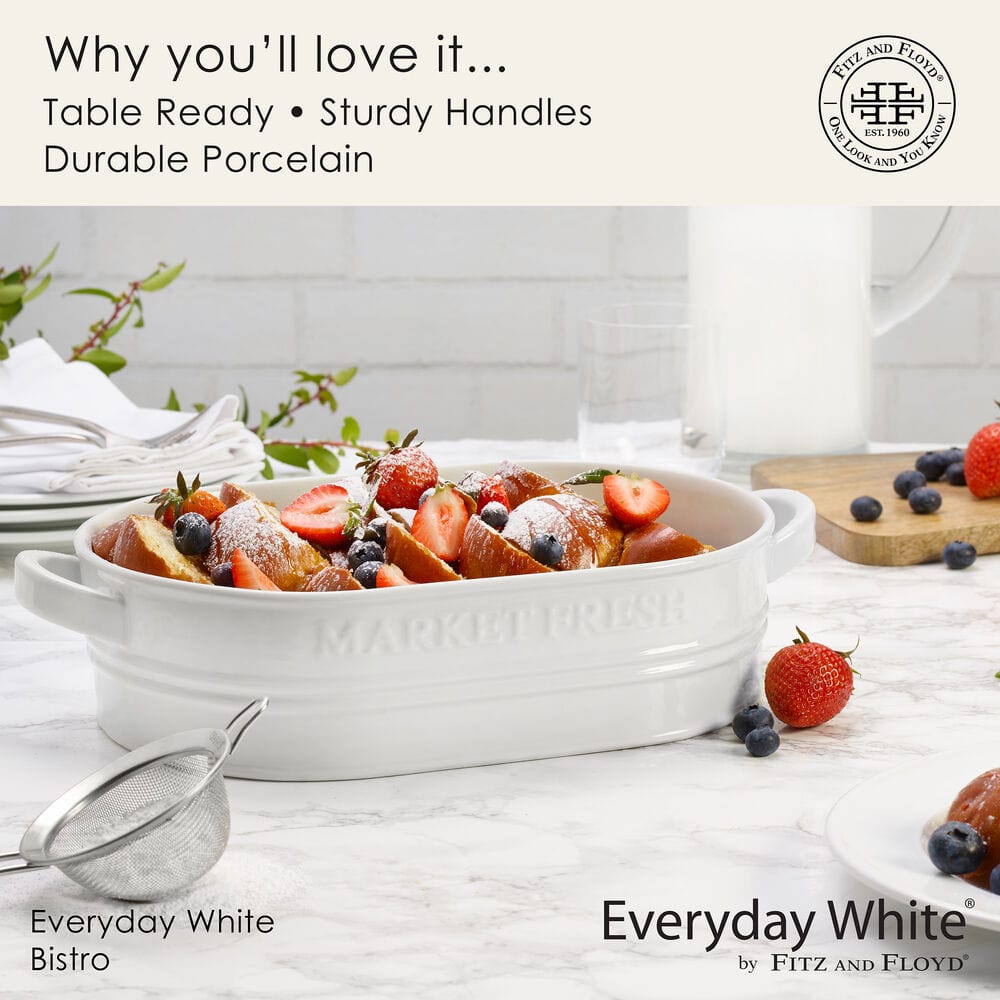 Everyday White® Market Fresh Casserole Baker, 13.25 IN