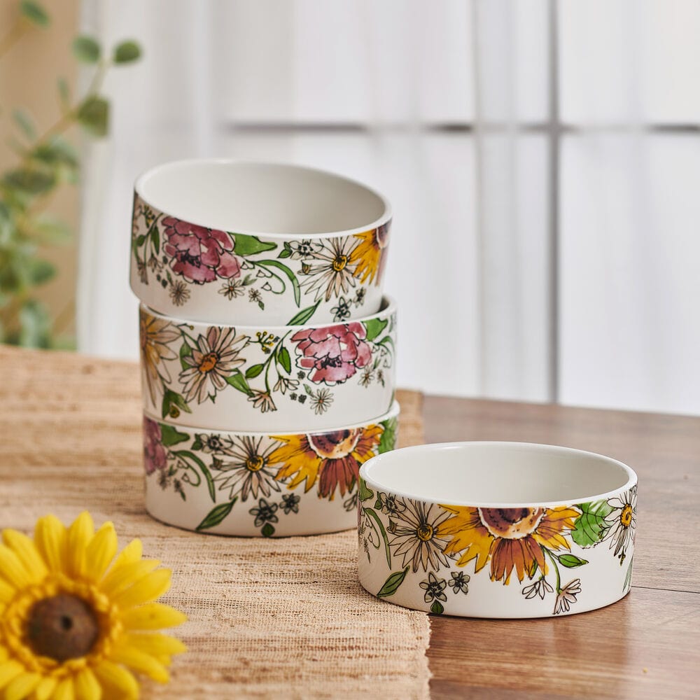 graden cards llc Fitz and Floyd Emis Garden Snack Bowls (Set of 4)