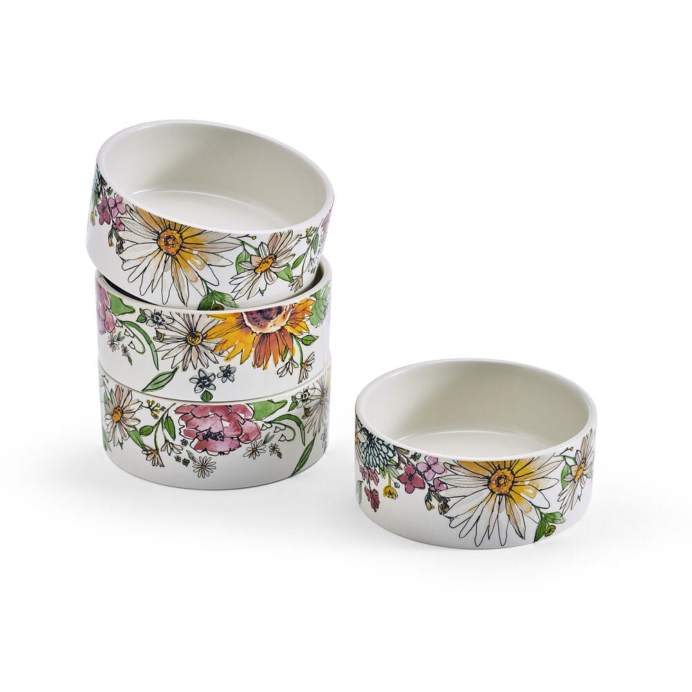 Emi's Garden Set of 4 Snack Bowls