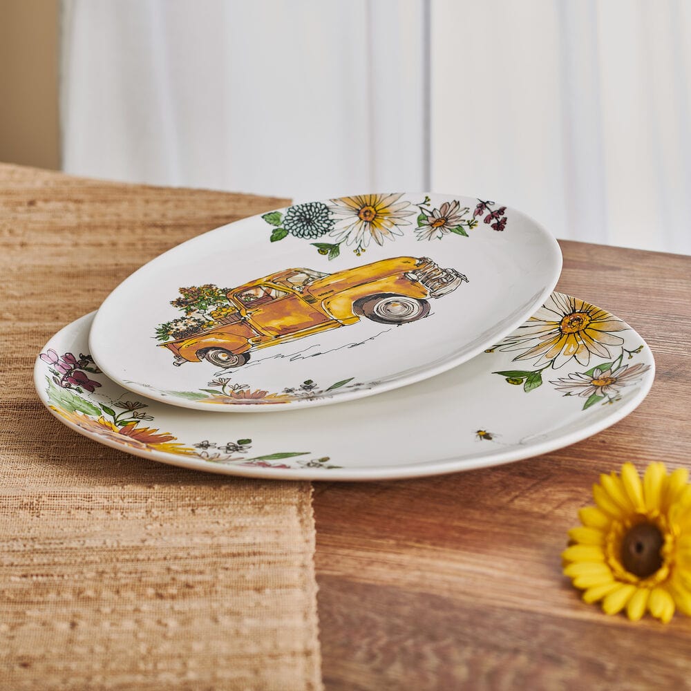 Emi's Garden Platter, 16 IN