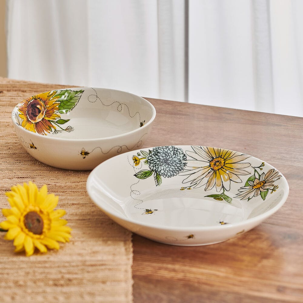 Emi's Garden Set of 2 Serving Bowls