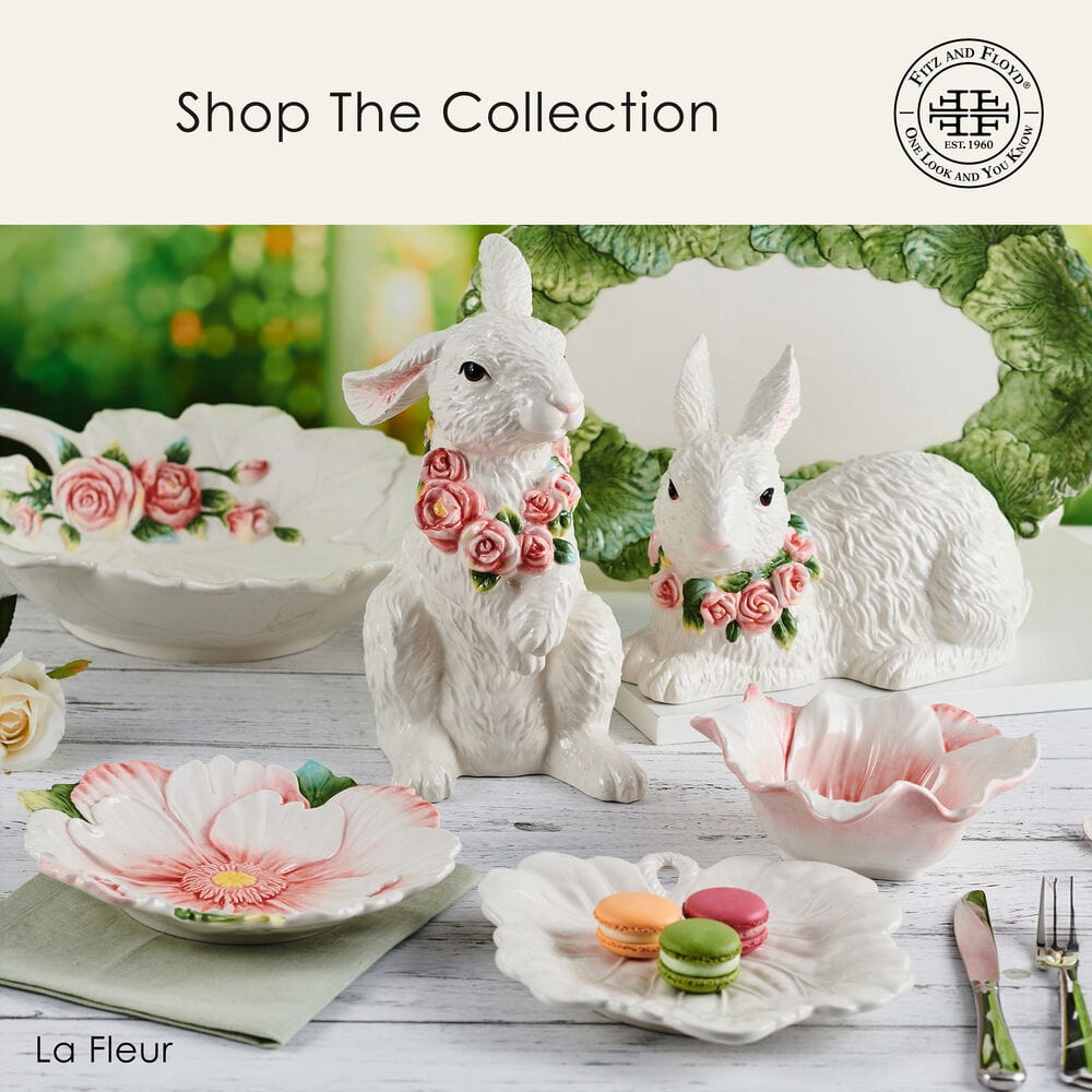 La Fleur Leaf Serving Bowl