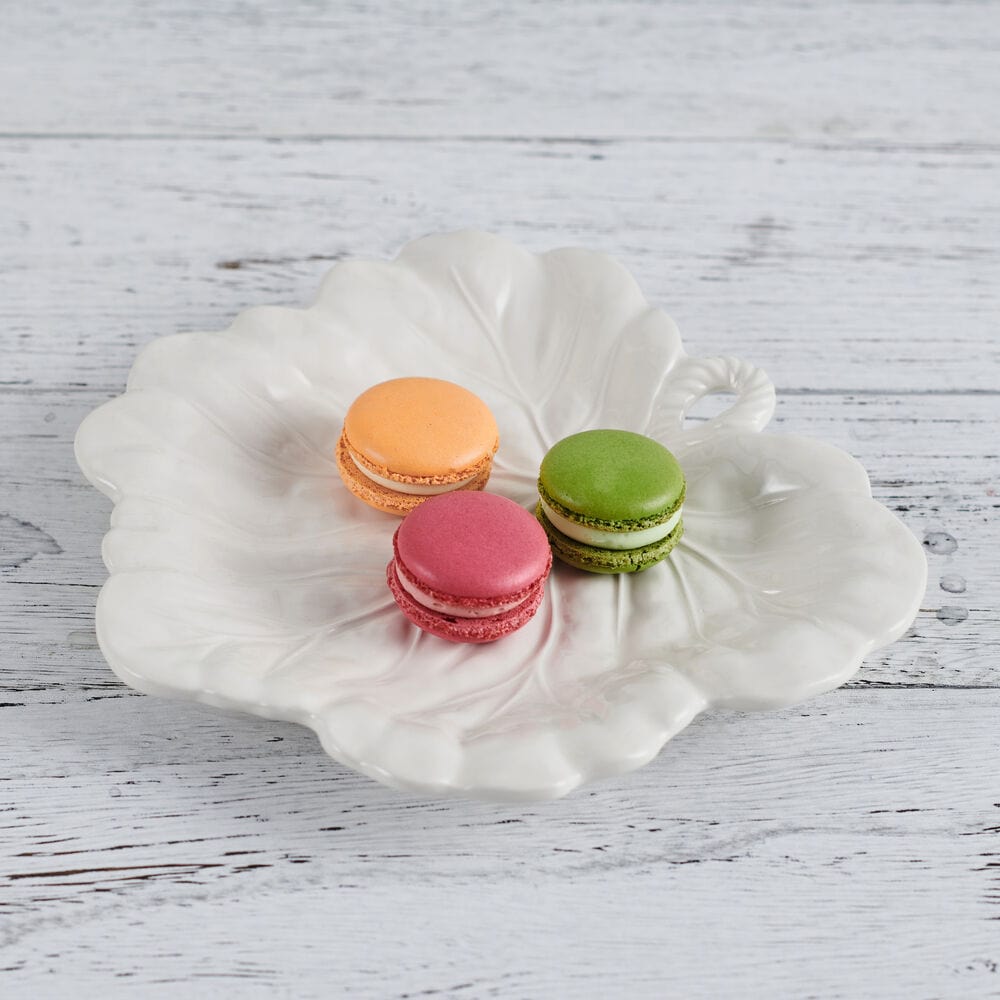 La Fleur Leaf Set of 2 Salad Plates
