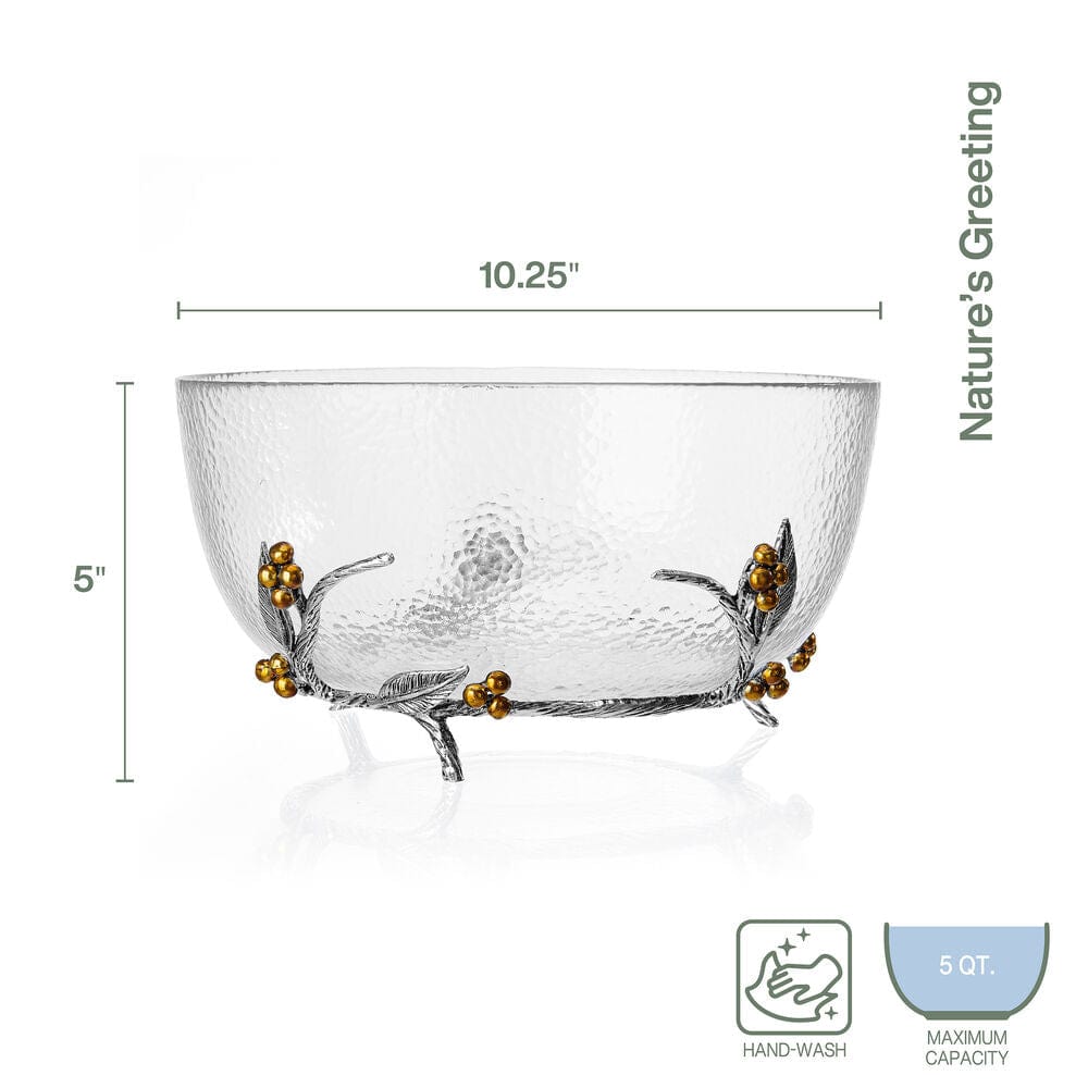 Natures Greetings Serving Bowl