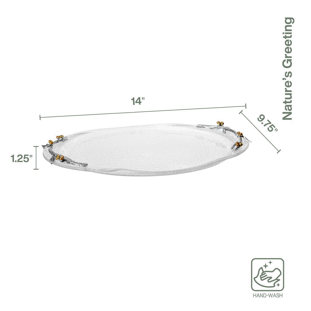 Natures Greetings Serving Platter
