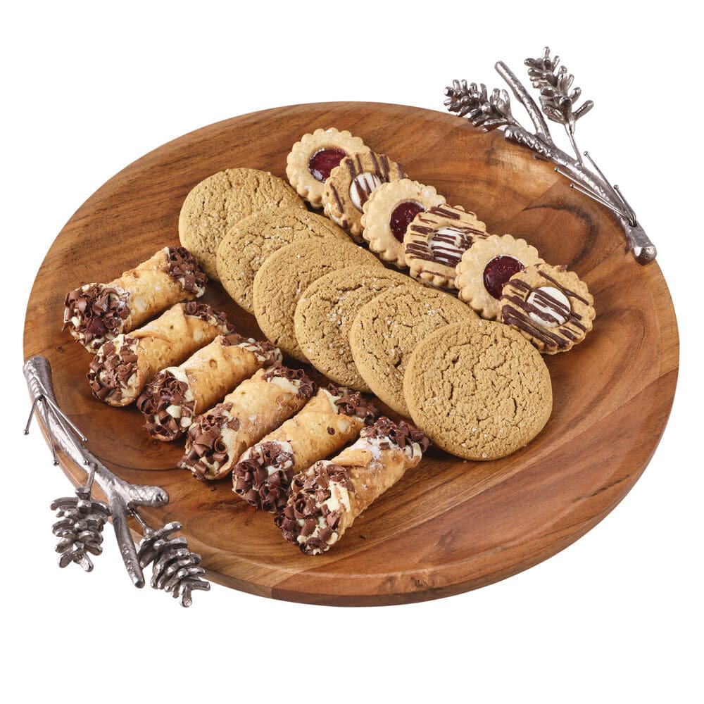 Pinecone Round Serving Platter