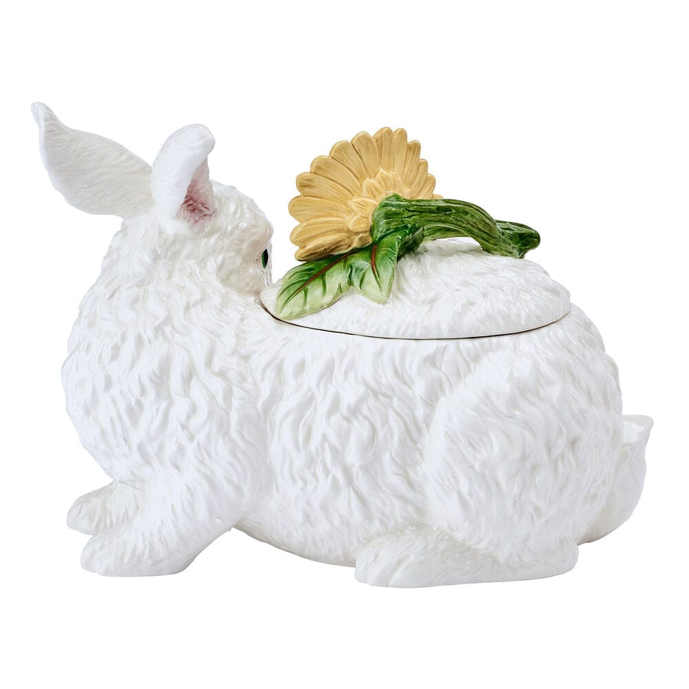 Sunflower Rabbit Cookie Jar