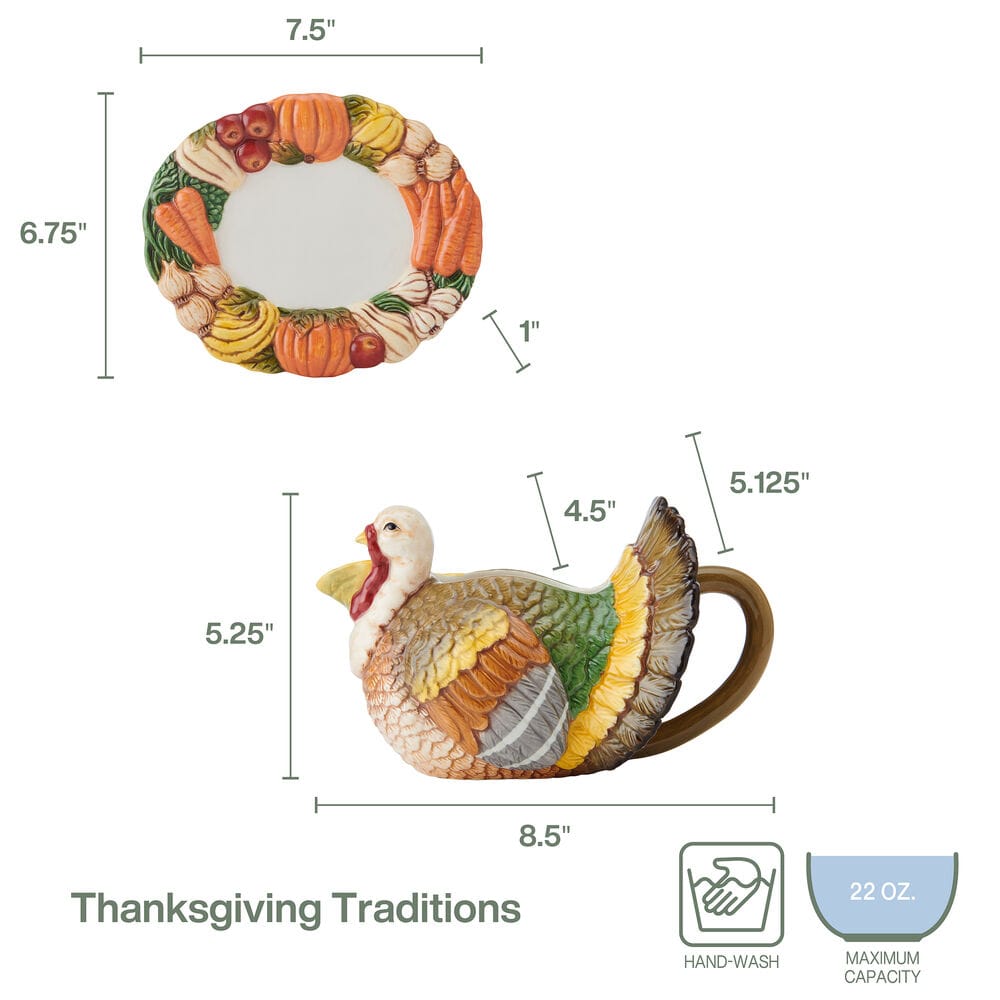 Thanksgiving Tradtions Gravy Boat
