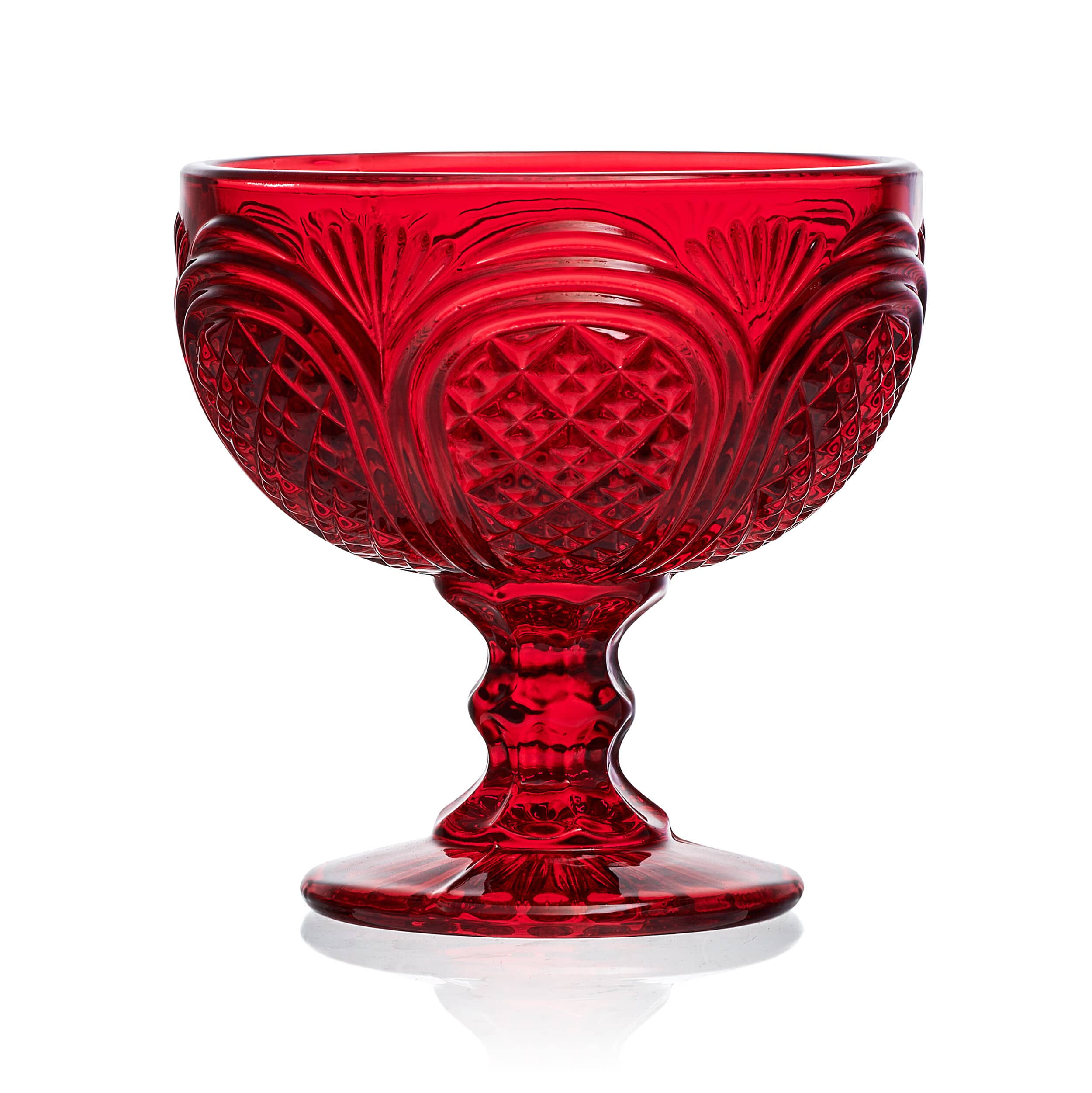 Sicily Red Set of 4 Dessert Bowls