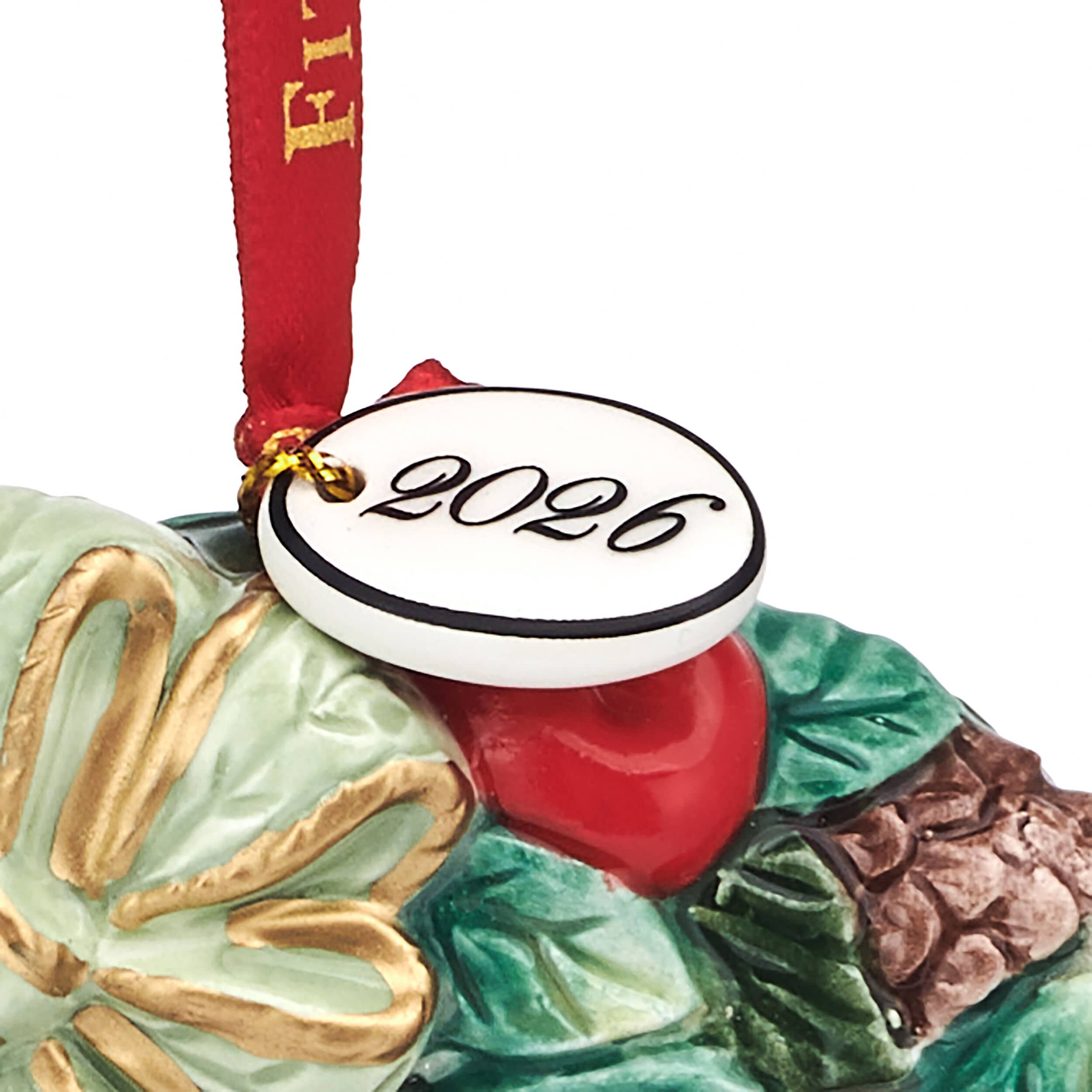 Winter Frost Wreath 2026 Ornament