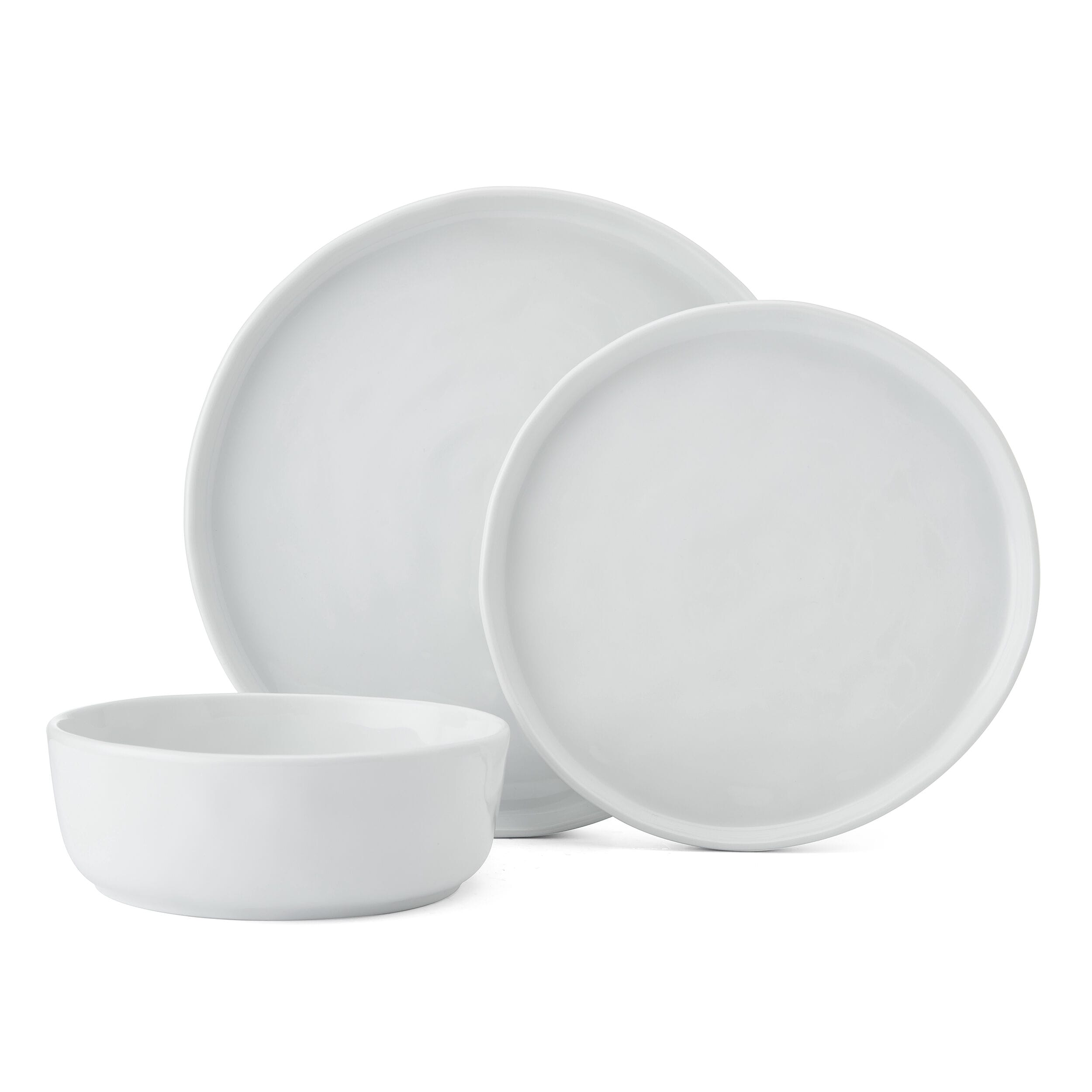 Everyday White® Organic High Wall 12 Piece Dinnerware Set, Service for 4