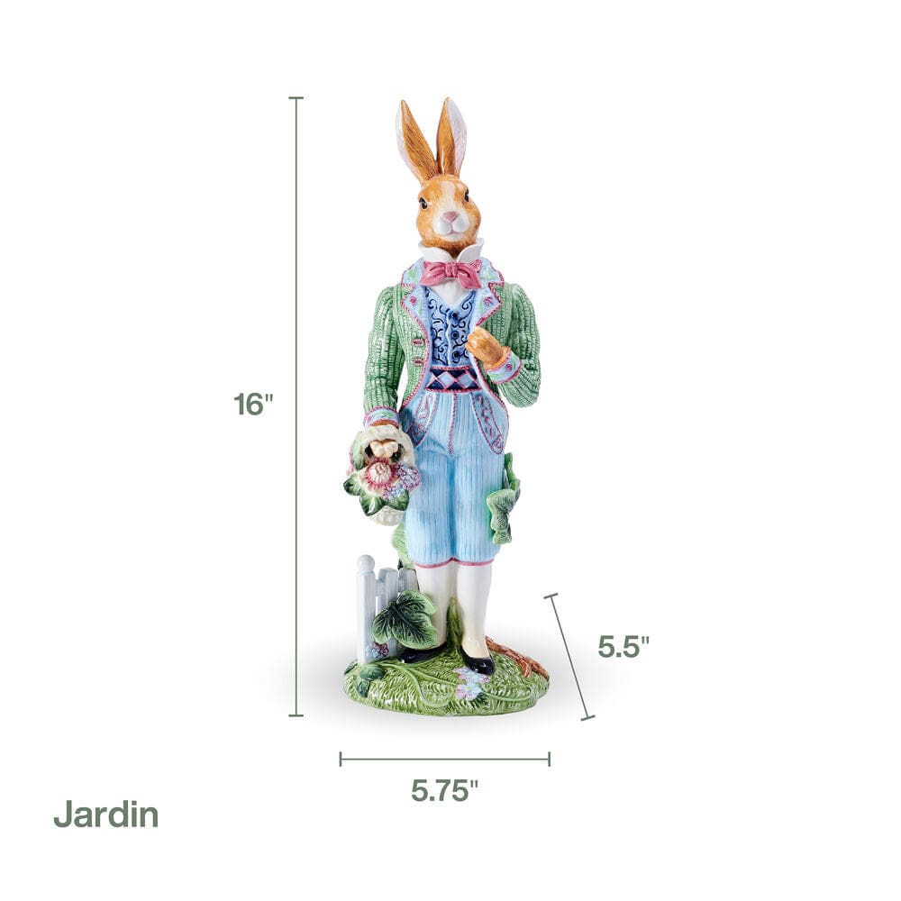 Jardin Rabbit Male Figurine, 16 IN
