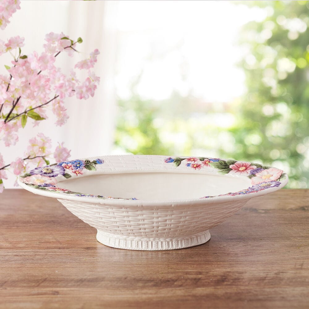 Jardin Centerpiece Serving Bowl, 18 IN