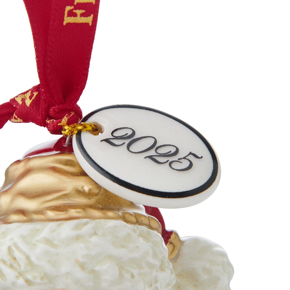 Woodland Holiday Santa Bell 2025 Ornament