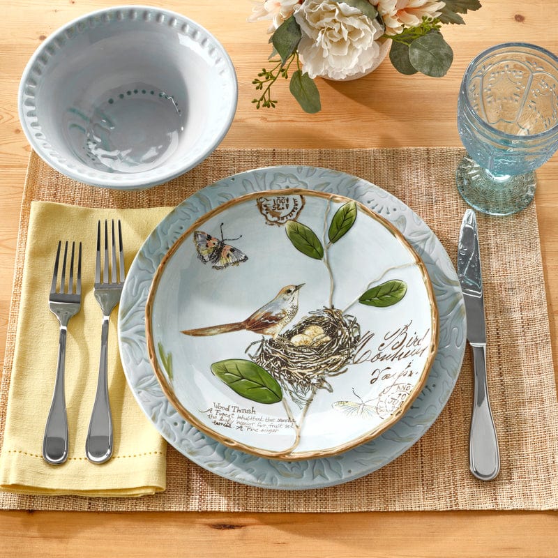 Toulouse Blue 12 Piece Dinnerware Set