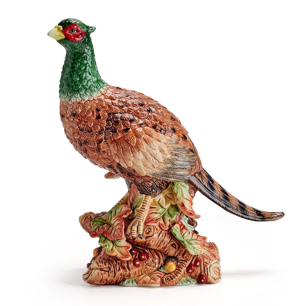 Fall Harvest Pheasant Figurine, 10.75 IN