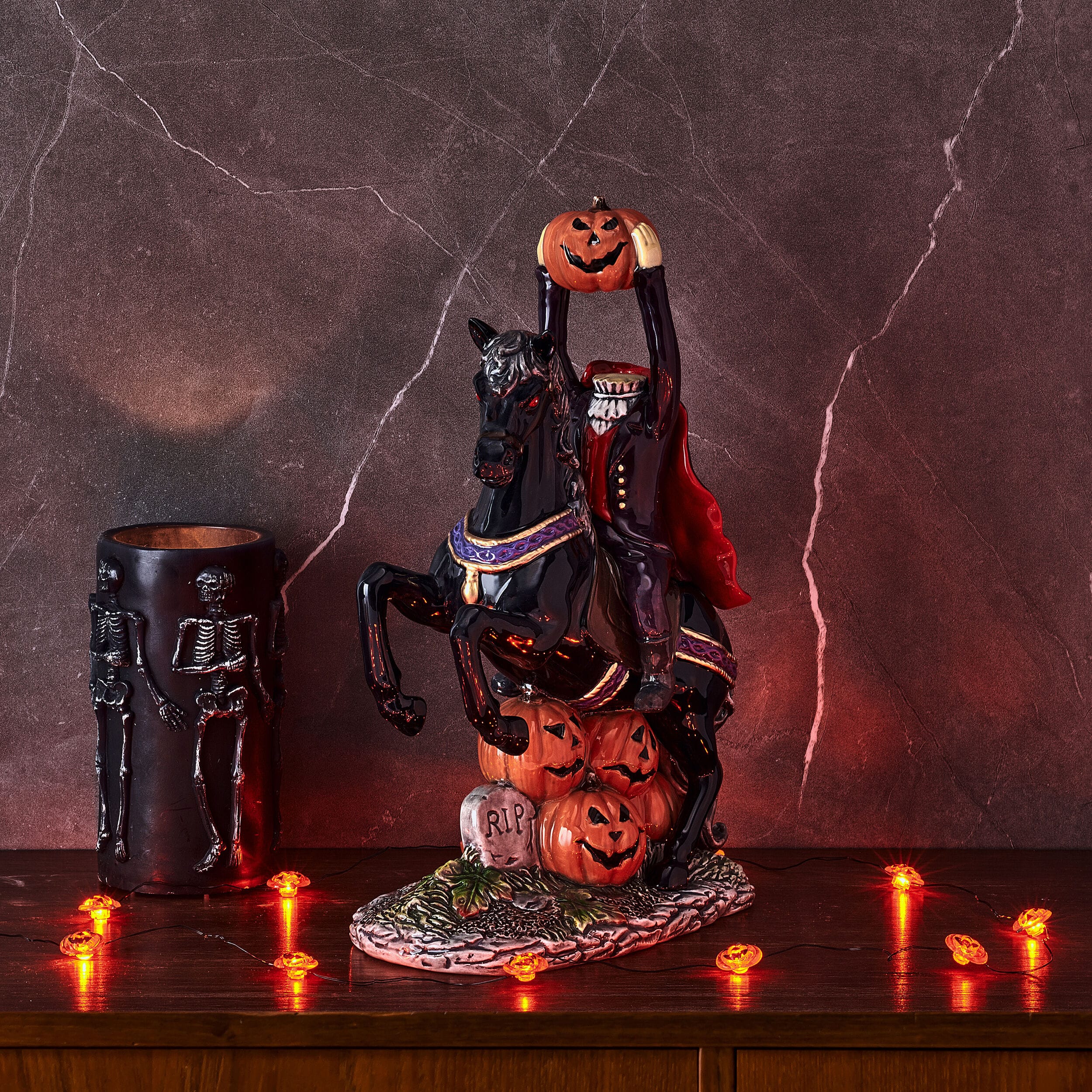 Halloween Harvest Headless Horseman Figurine, 12.25 IN