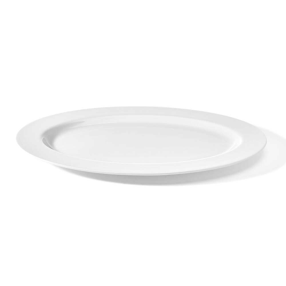 Nevaeh White Classic Rim Small Platter