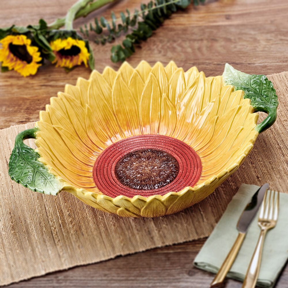 Provence Sunflower Serving Bowl