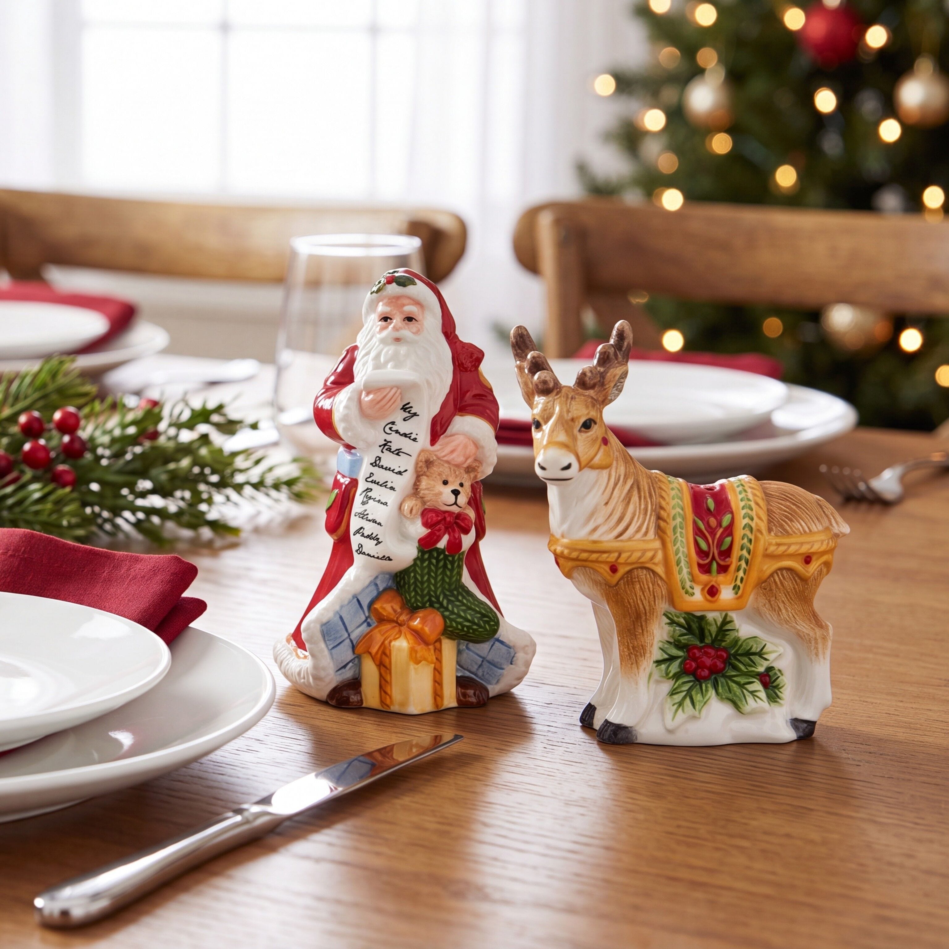 Santa’s Gift Salt and Pepper Set