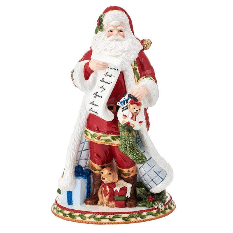 Santa’s Gift Christmas Figurine, 12 IN