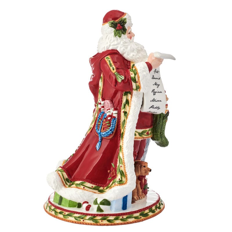 Santa’s Gift Christmas Figurine, 12 IN