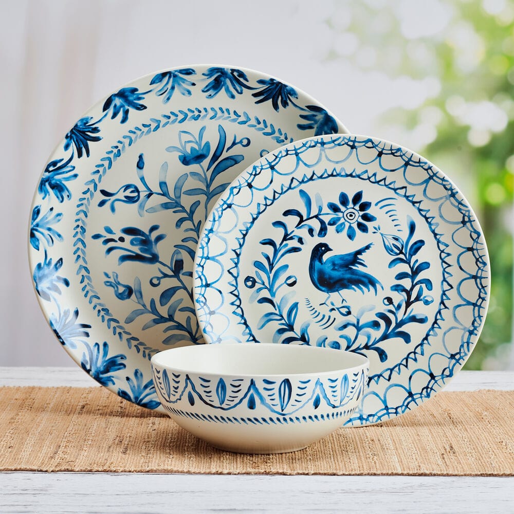 Sicily Blue Salad Plate