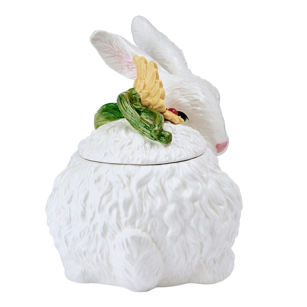 Sunflower Rabbit Cookie Jar