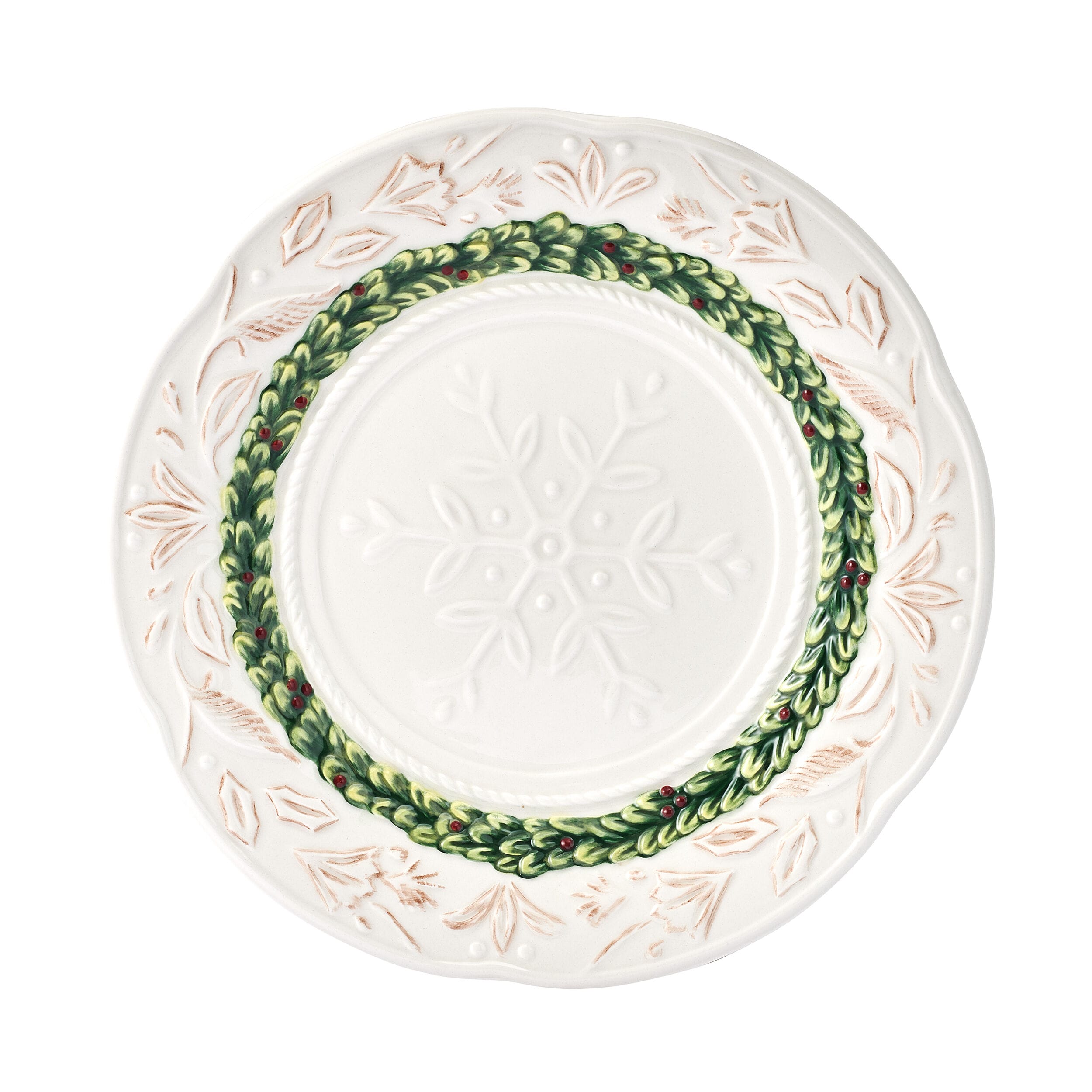 Winter Frost 3 Piece Dinnerware Set, Service for 1