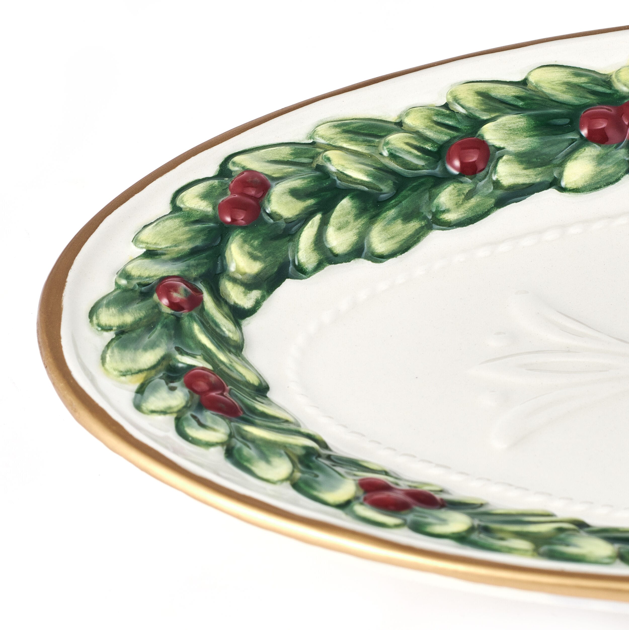 Winter Frost Peace Sentiment Small Serving Platter