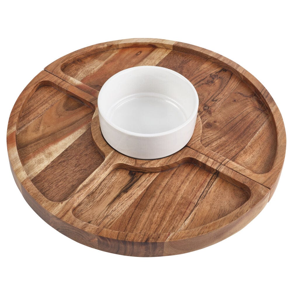 Charcuterie 3 Part Magnetic Wood Serving Board