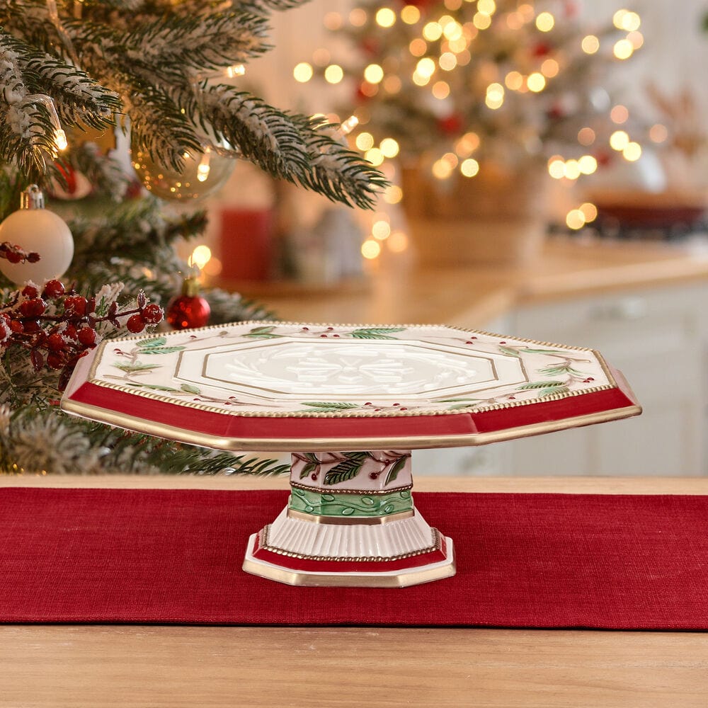 Woodland Holiday Cake Stand