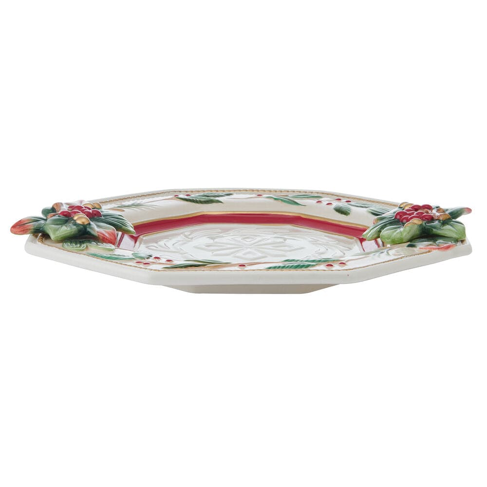 Woodland Holiday Octagonal Serving Platter