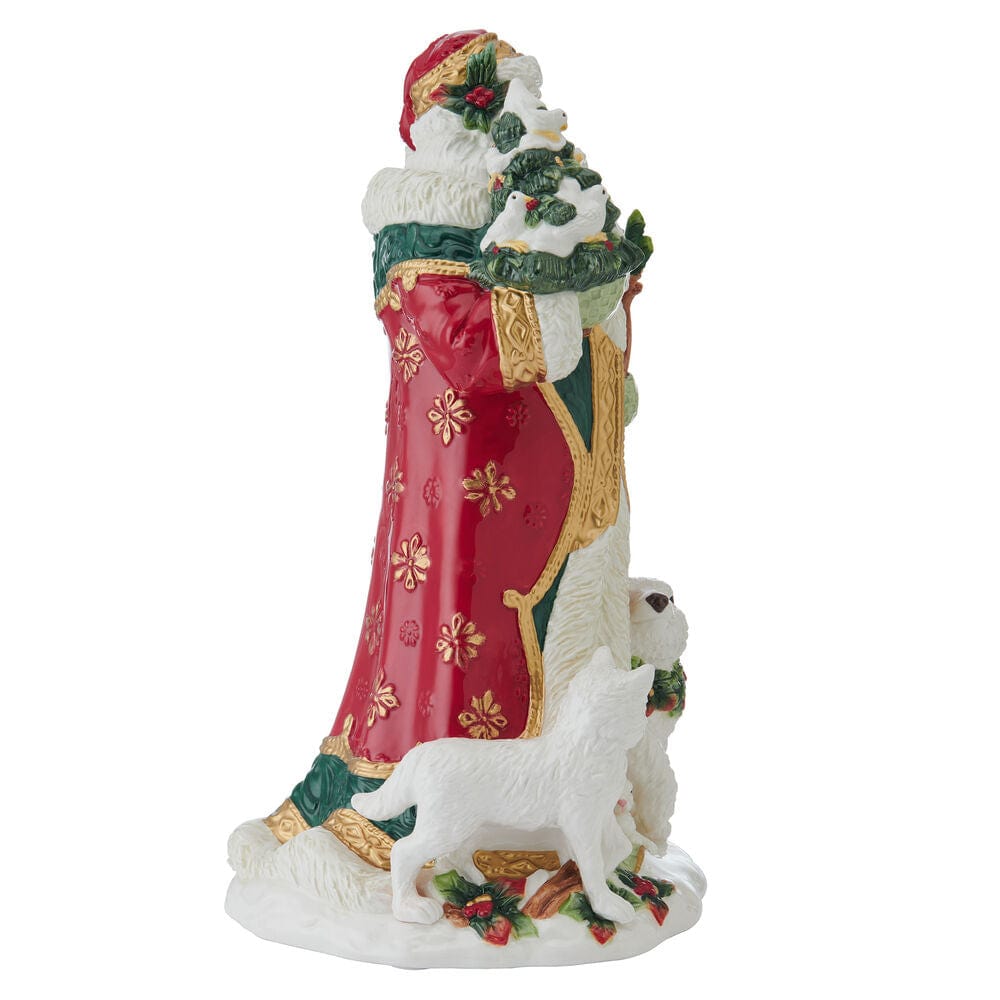 Woodland Holiday Santa Figurine, 18.25IN