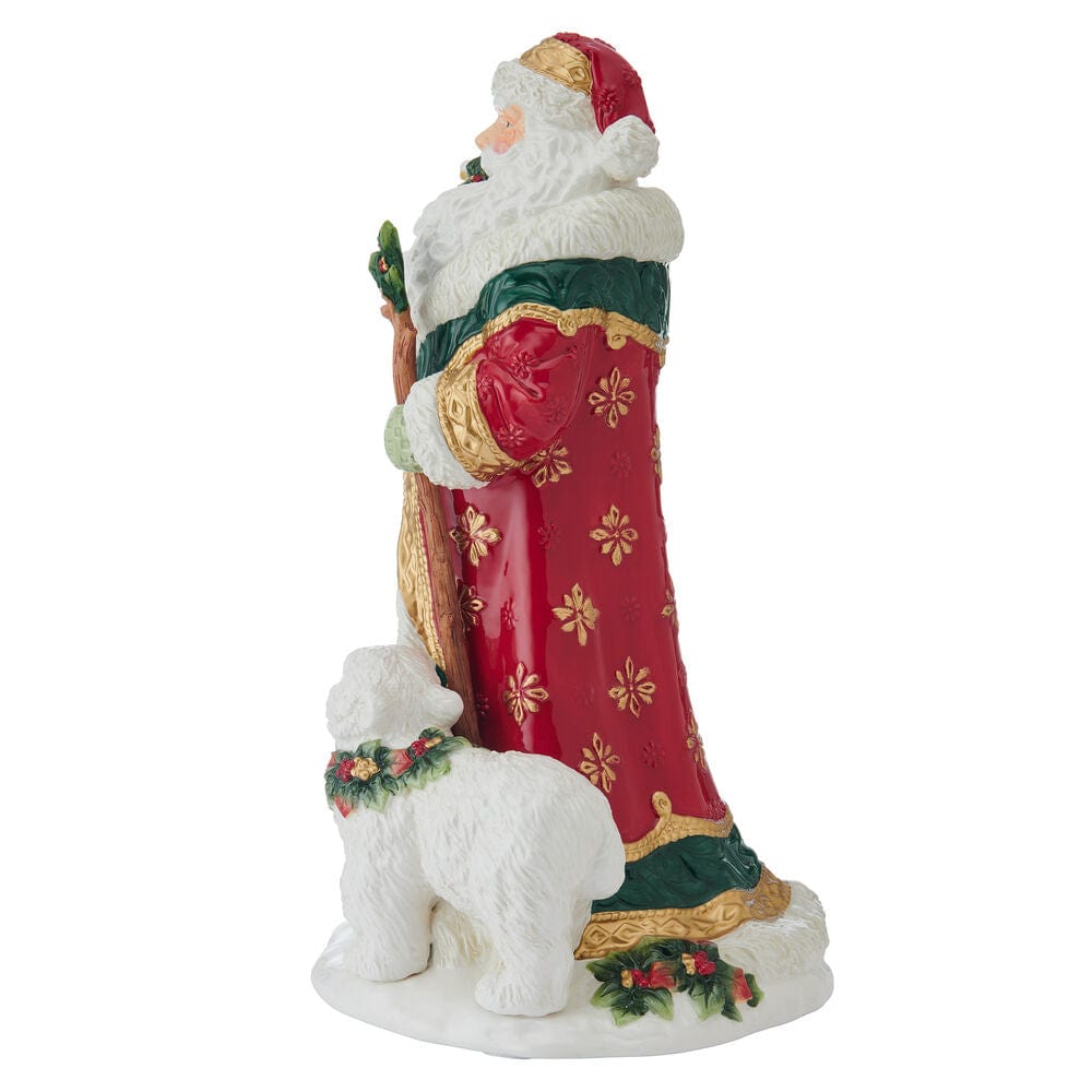 Woodland Holiday Santa Figurine, 18.25IN