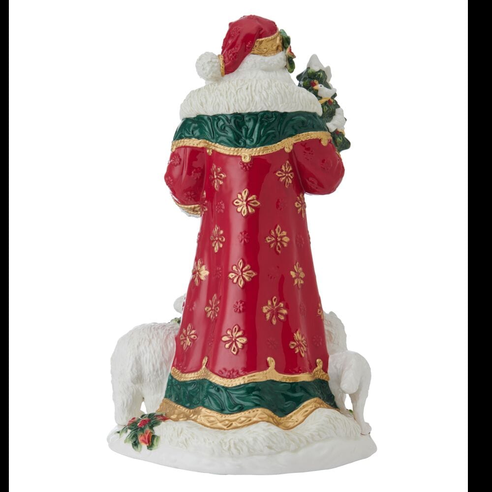 Woodland Holiday Santa Figurine, 18.25IN