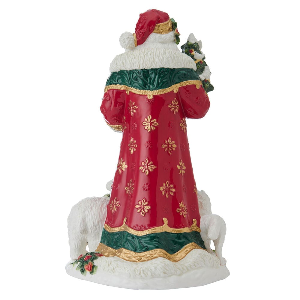 Woodland Holiday Santa Figurine, 18.25IN