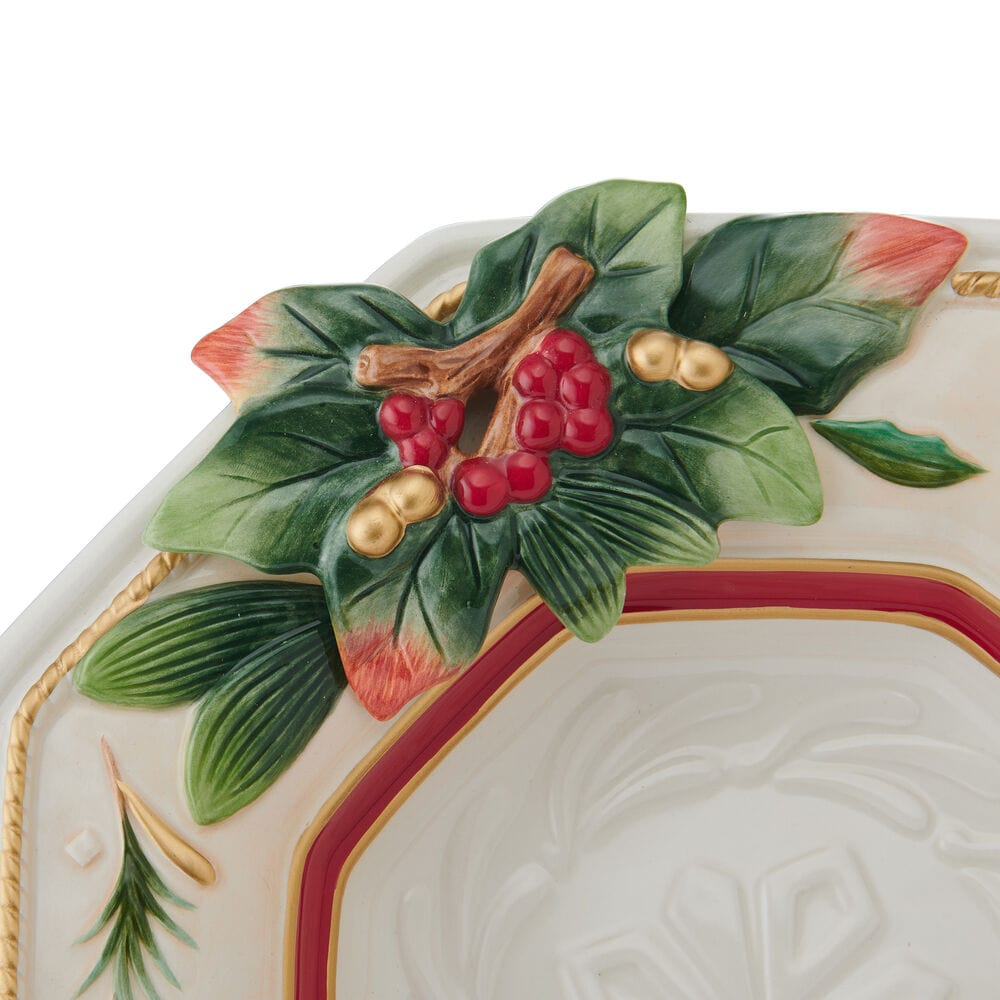 Woodland Holiday Serving Bowl