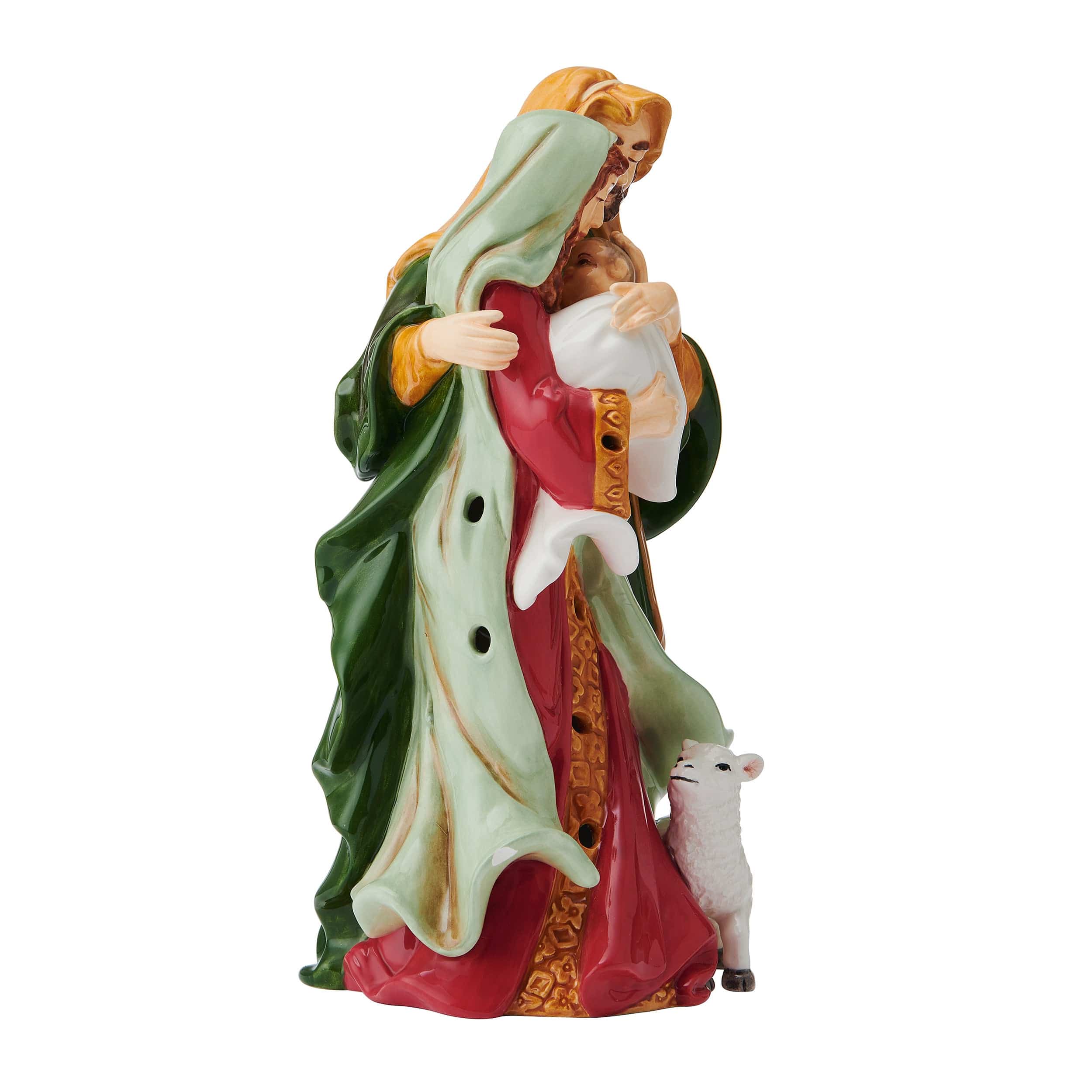 Holiday Luminary Nativity Holy Family Figurine, 9.5 IN