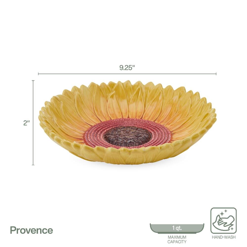 Provence Sunflower Set of 2 Pasta Bowls