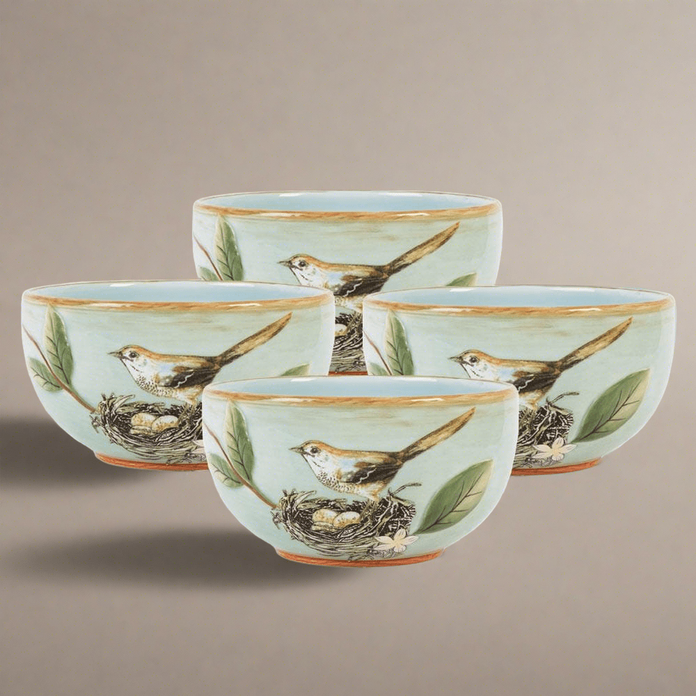 Toulouse Set of 4 Green Small Bowls Toulouse Set of 4 Green Small Bowls