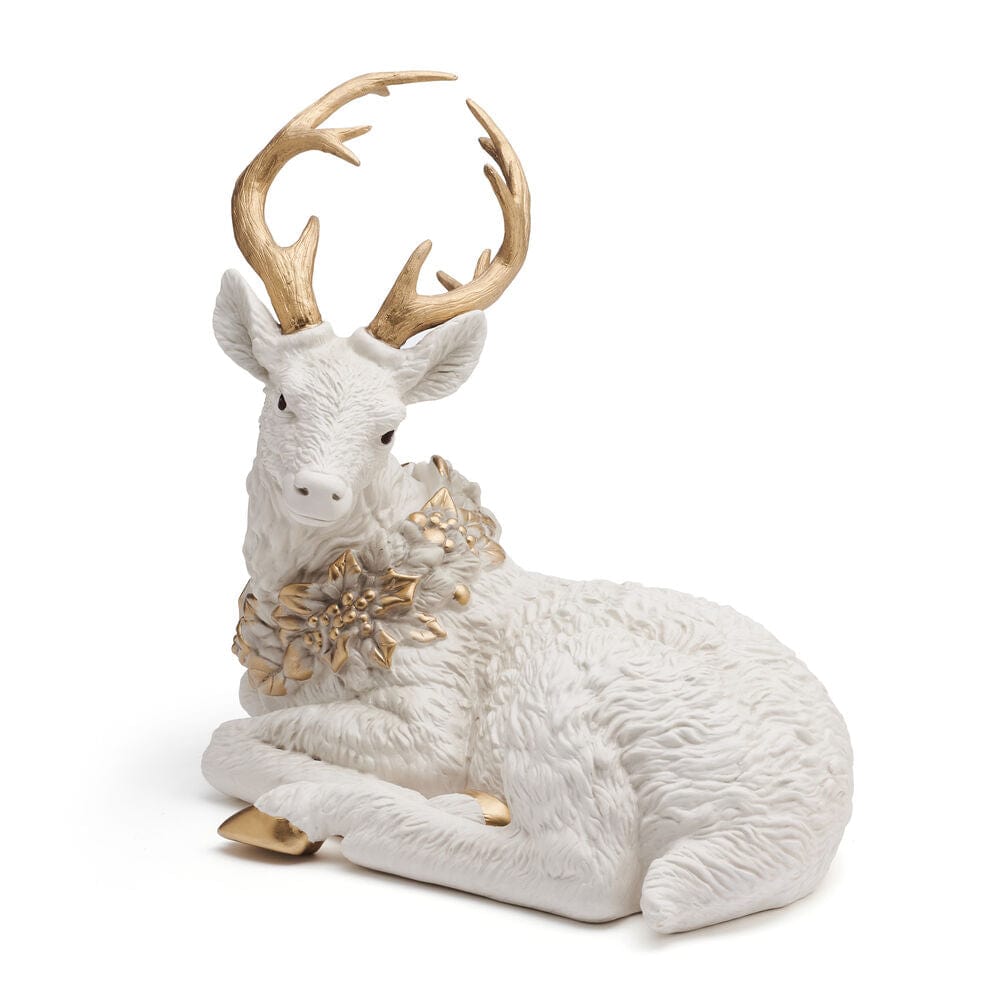 Bonita Resting Deer Figurine, 10.5 IN