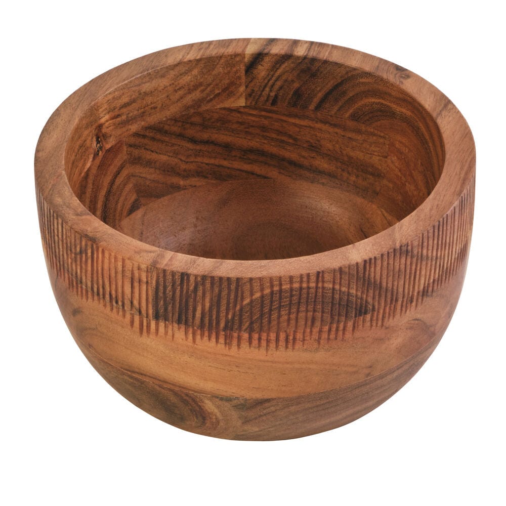 Caleb Acacia Wood Serve Bowl, 7 IN