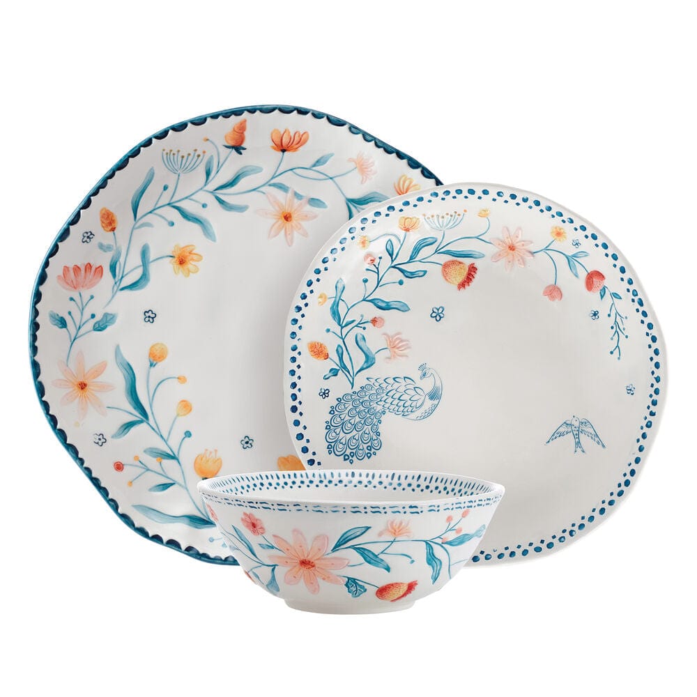Gracie 12 Piece Dinnerware Set, Service for 4