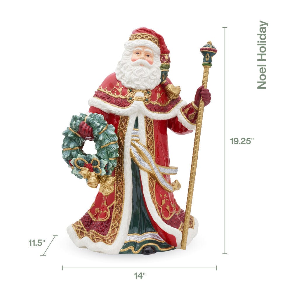 Noel Holiday Grand Santa Figurine, 19.25 IN