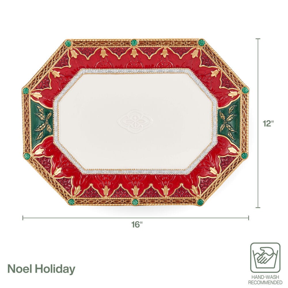 Noel Holiday Platter, 16 IN
