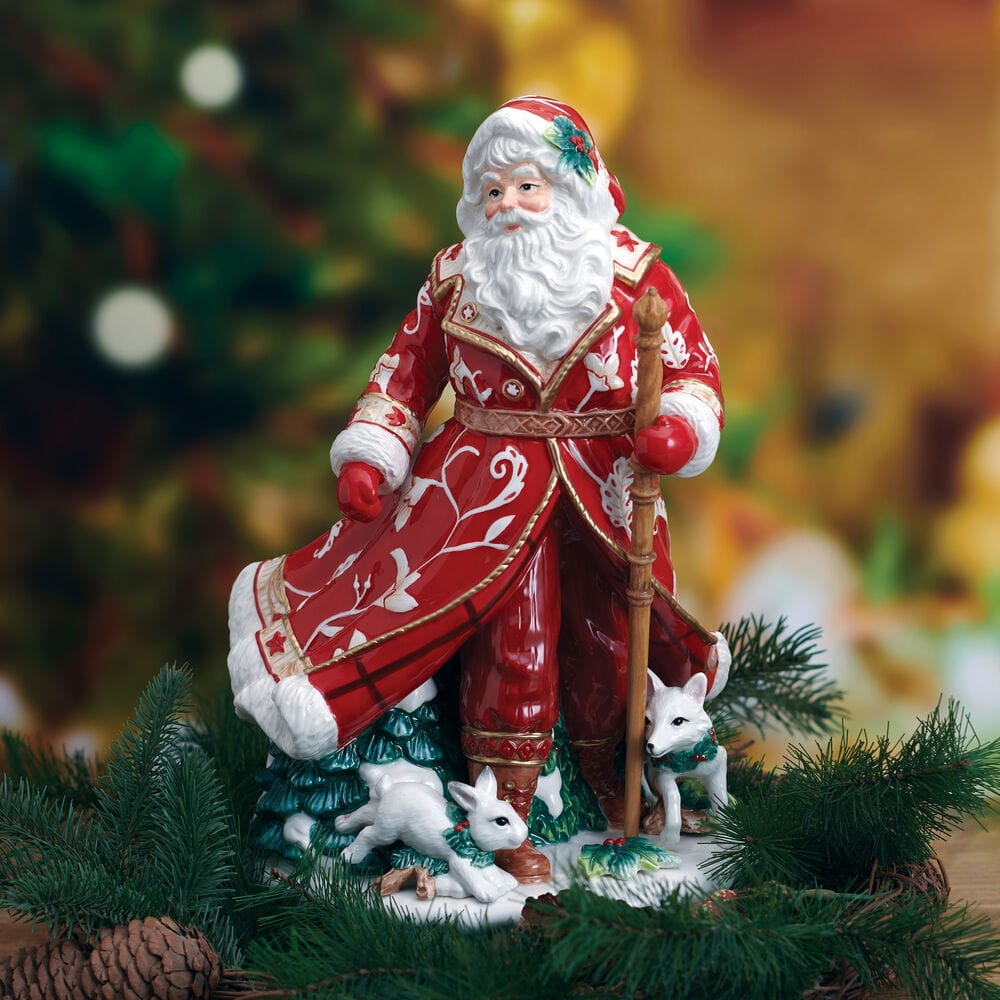 Town and Country Studio Santa Figurine, 12.75 IN