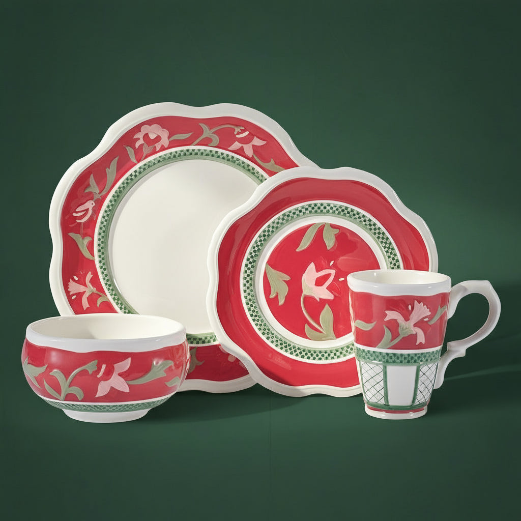 Chalet 16 Piece Dinnerware Set, Service for 4