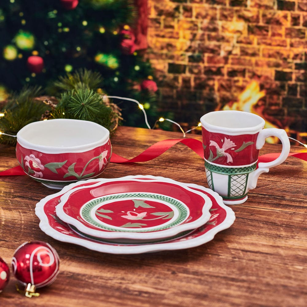 Chalet 16 Piece Dinnerware Set, Service for 4